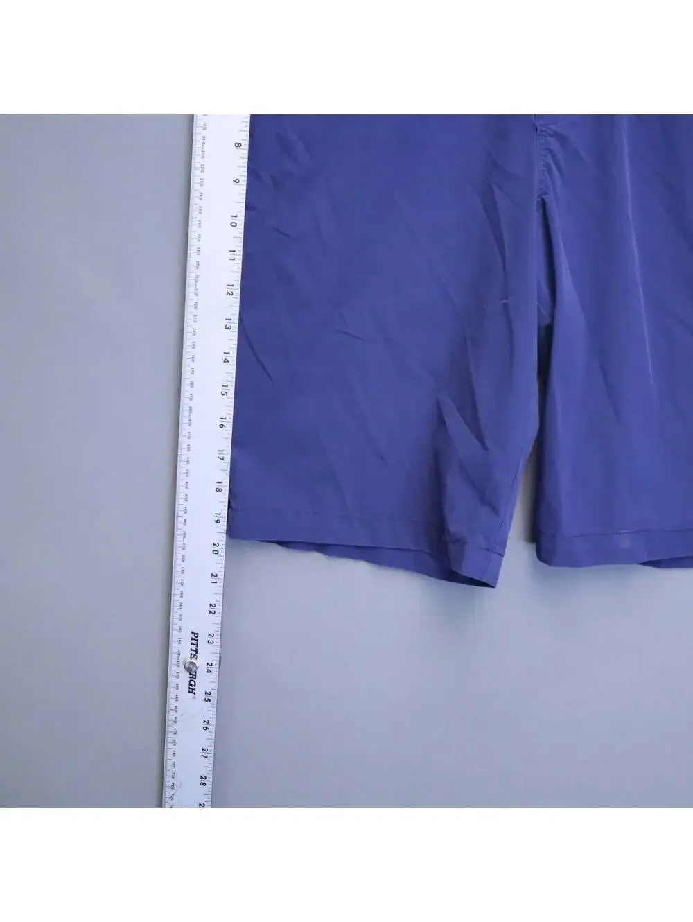 Polo Ralph Lauren Boys XL 18-20 blue Swim Trunks Coral Pony Board Shorts Mens S